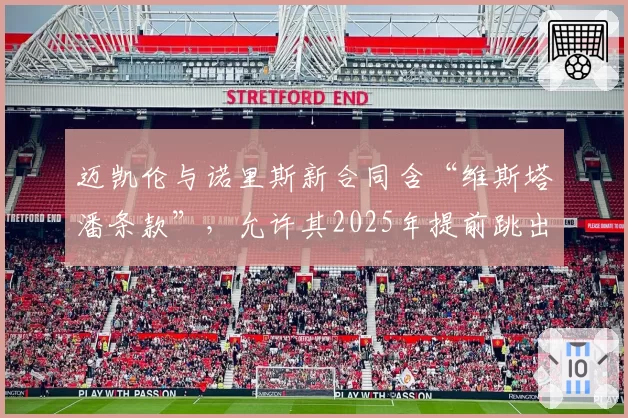 迈凯伦与诺里斯新合同含“维斯塔潘条款”,允许其2025年提前跳出