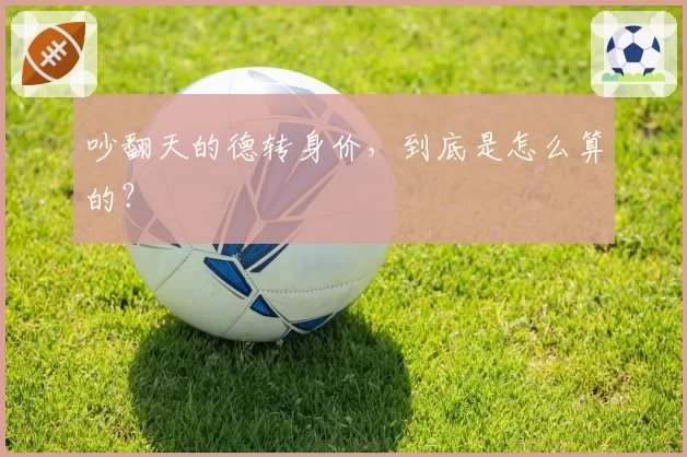 吵翻天的德转身价，到底是怎么算的？