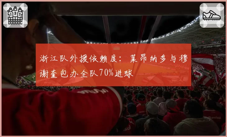 浙江队外援依赖度：莱昂纳多与穆谢奎包办全队70%进球
